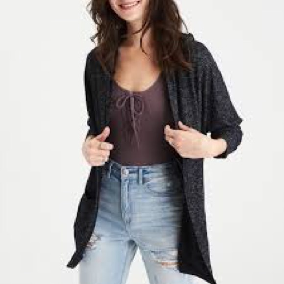 Sexy Plush Gray Cardigan 